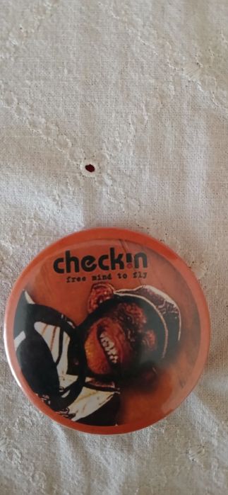 Crachá Checkin-free mind to fly