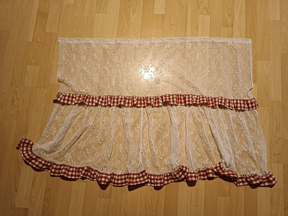 Zazdrostka firanka retro 2szt 120x80