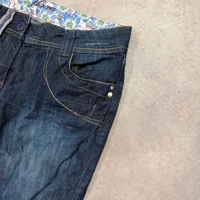 Vintage Spodnie Jeansy Dzwony Y2K Flared Denim Jeansy Coquette Swag