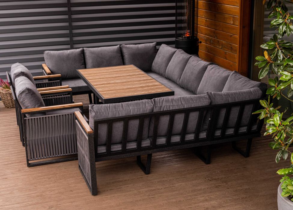 Комплект меблів заплетений для тераси від виробника. Садові меблі