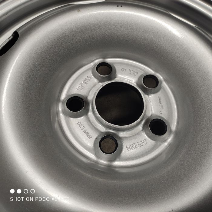 Felgi stalowe VW T5 T6, 7Jx17" ET55 5x120 NR FS75