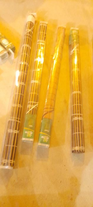 Estores de bambu. Vários tamanhos e estilos. NOVOS