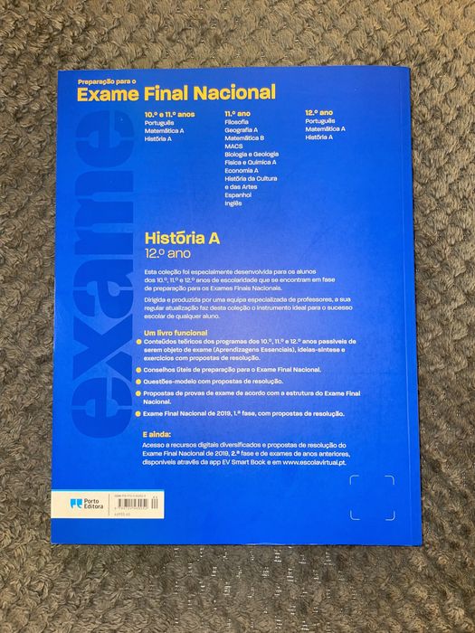 “Preparação para o Exame Final Nacional” de História A