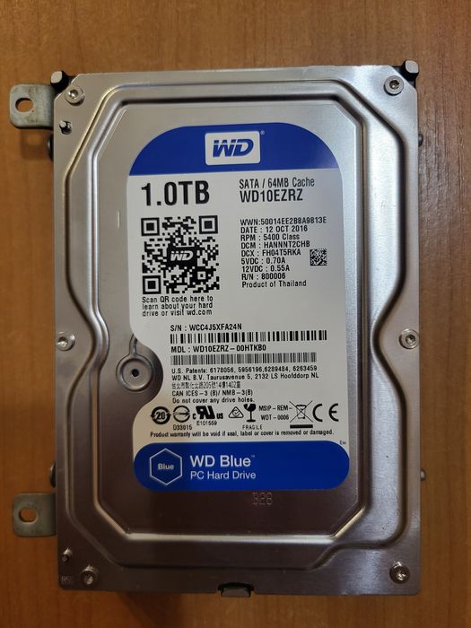 Накопичувач (жорсткий диск)  WD 1.0 TB