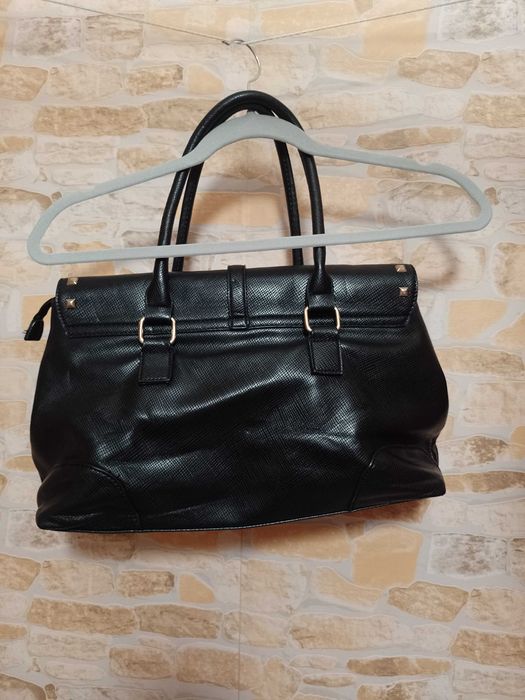 VERSACE/ Bogato zdobiona torebka biznesowa, torba do ręki