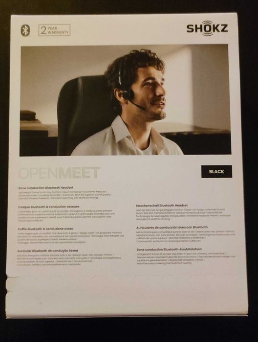 SHOKZ Headset com microfone