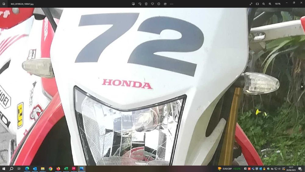 Material de mota de enduro/motocross