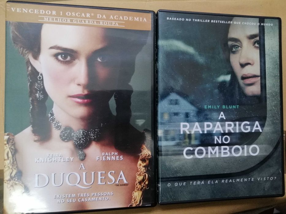 A duquesa Keira Knightley  A rapariga no comboio Emily Blunt