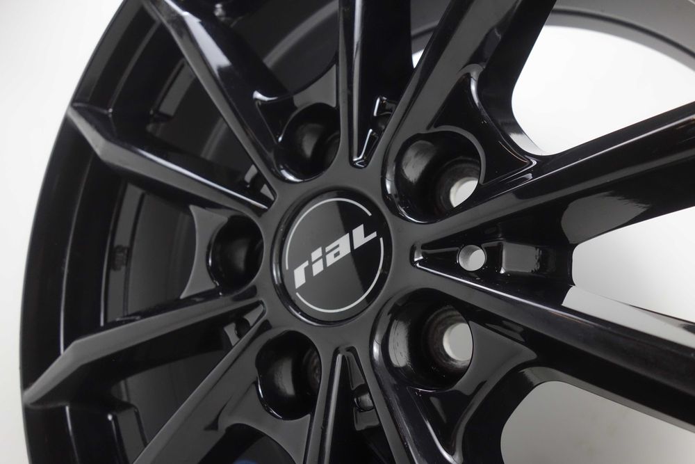 Alufelgi 16" 5x112 Audi A4 Bmw Series 1 2 Mercedes C E 124 Czarne 1086