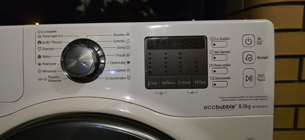 Moduł panel sterujący do pralki Samsung Eco Bubble WF1802WFVS
