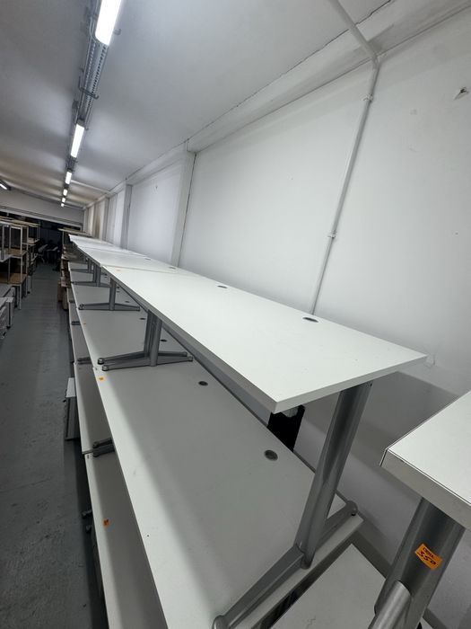 Biurko firmy, Mikomax  160/80 ,metalowy stelaż, uzywane,poleasingowe