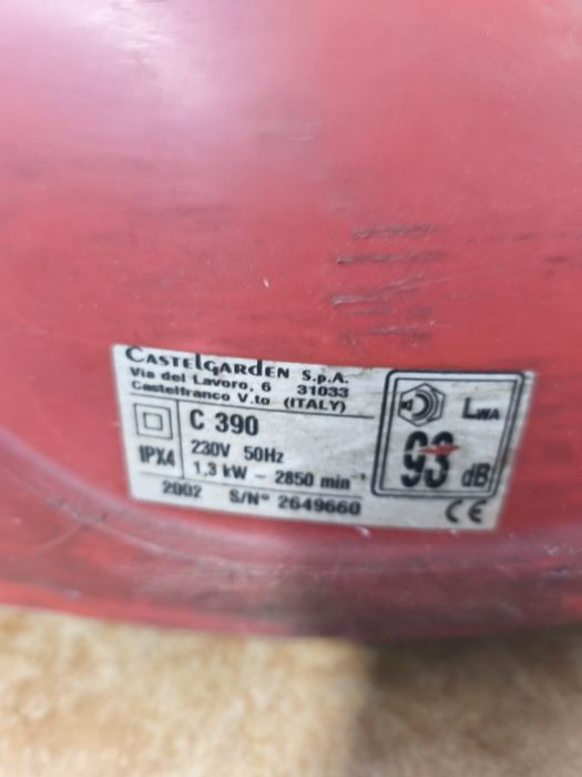 Corta-relva elétrico Jardino Extrem 430 TD – 1300W – A funcionar