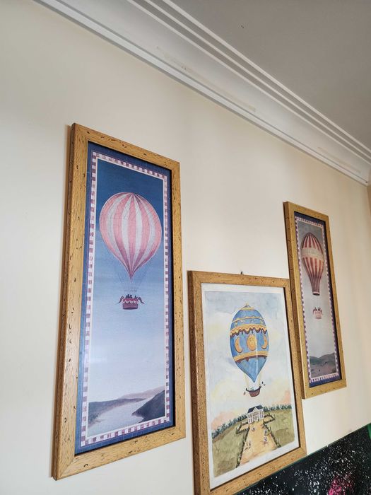 Conjunto 4 Quadros | 2x2 | Quarto | Decoração | Como Novo