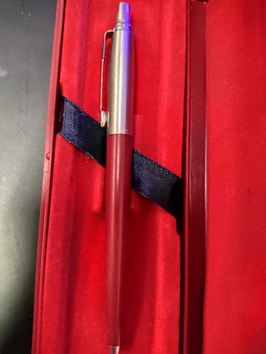 Vintage PARKER JOTTER Ballpoint Pen Burgundy/Chrom made in USA