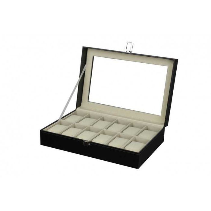 Caixa para 12 relógios Pele sintética Novas