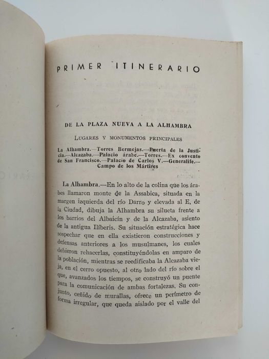 Granada - Guia del Viajero (A. Gallego Burin)
