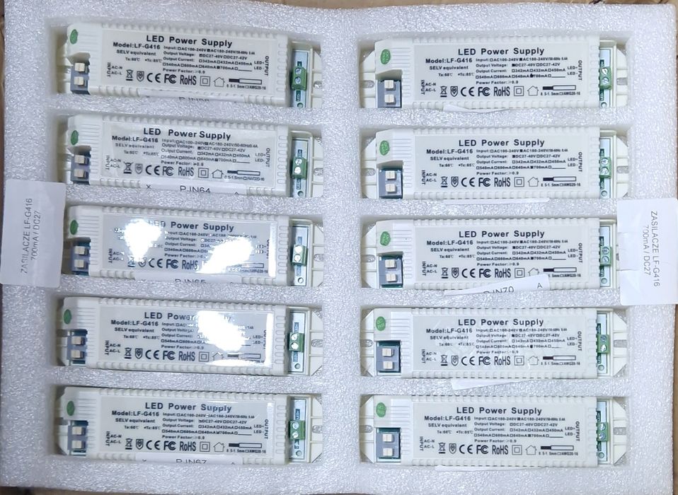 Led Driver 700mA DC27-40V AC 100-240V Kod A01/10