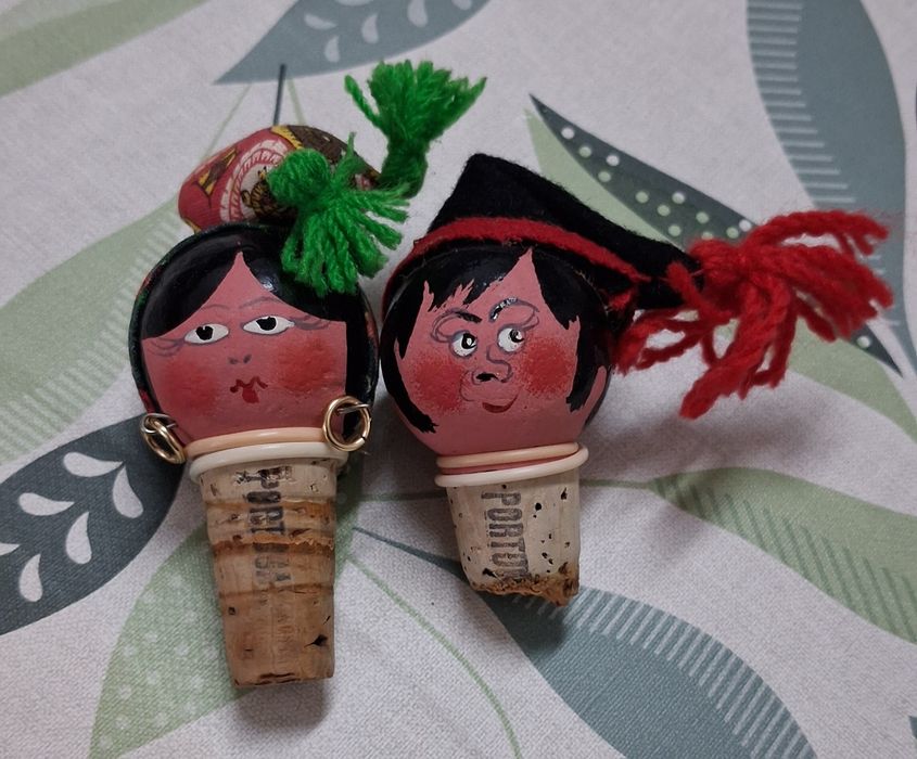 Rolhas decorativas antigas de Portugal