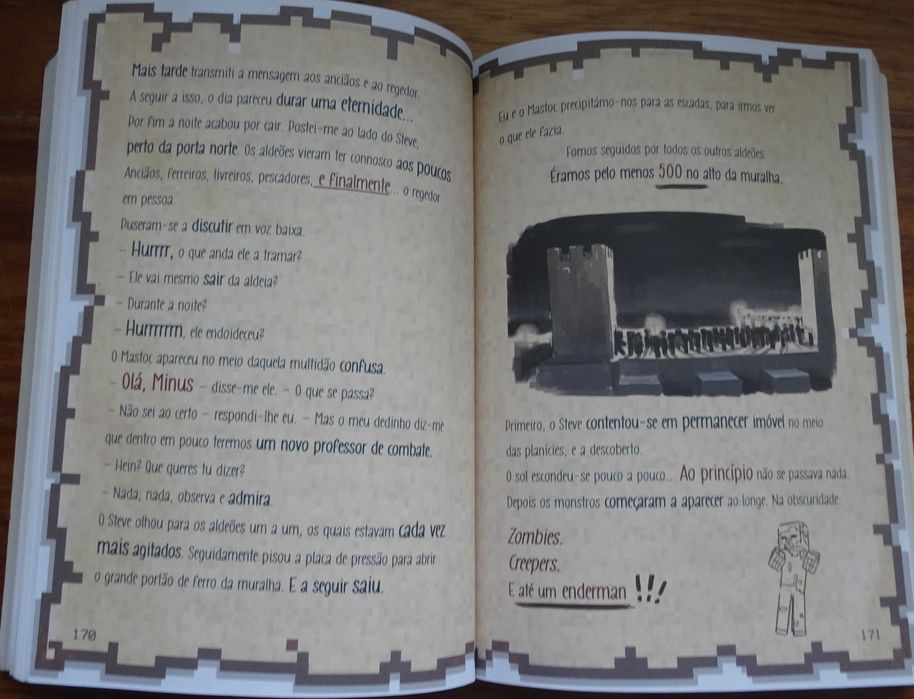 Diário de um Aldeão Caloiro de Cube Kid / Minecraft