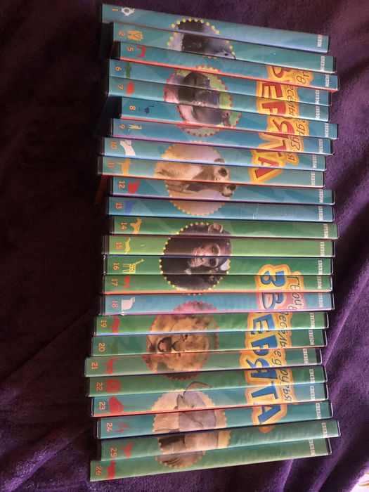 Двд диски для детей 24 шт. Звери животные