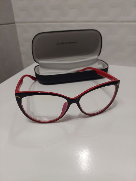 Okulary zerowki kocie oko