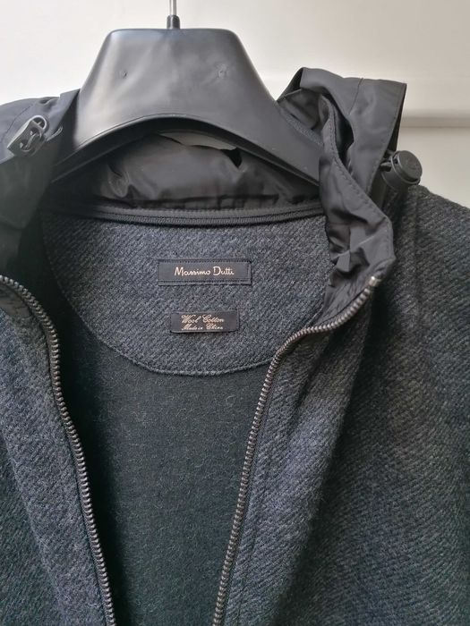 Casaco fazenda com capuz Massimo Dutti