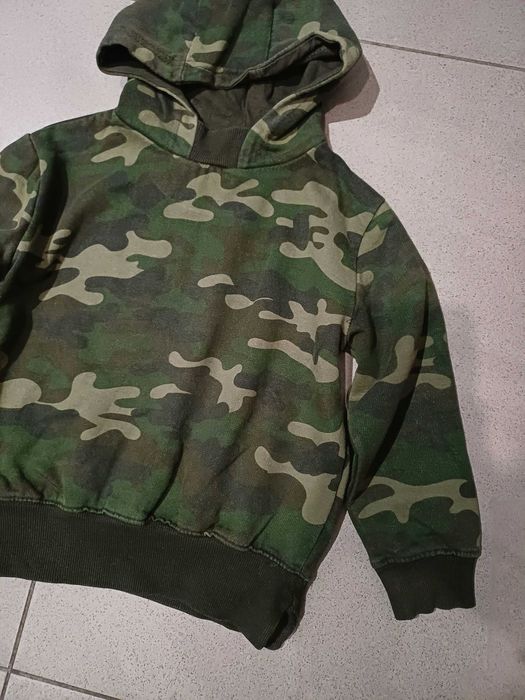 Bluza chłopięca moro, ocieplana r. 104