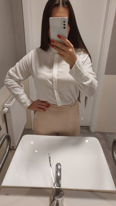 Biała koszula new Yorker amisu 36 kołnierzyk