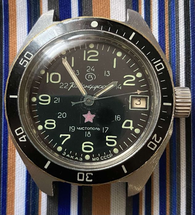 Восток амфибия Командирские 24 часа Military Редкие