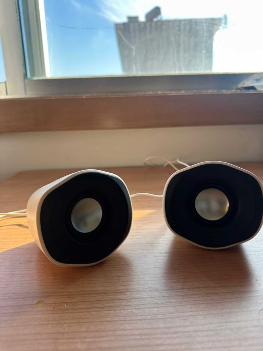 Colunas/Altifalantes PC 2.0 com Alimentação USB + Jack 3,5 mm (Usado)