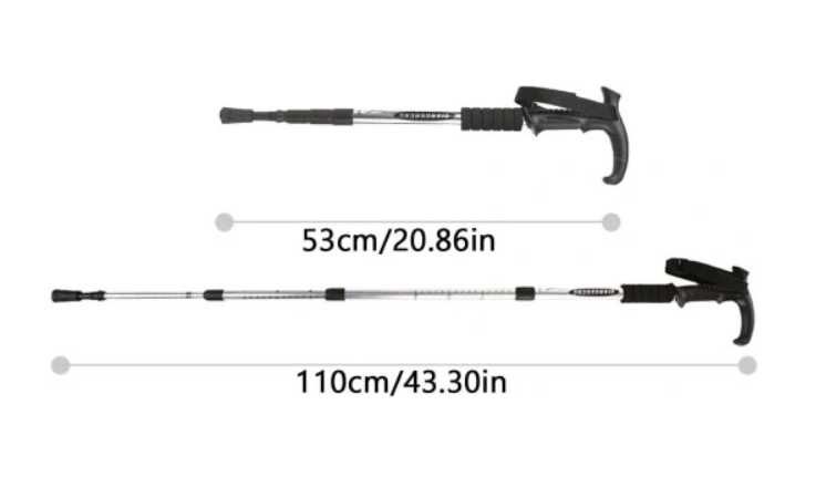 Kijki trekkingowe Angnya regulowane 53-110cm 2szt