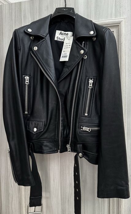 Куртка косуха кожаная Acne studios