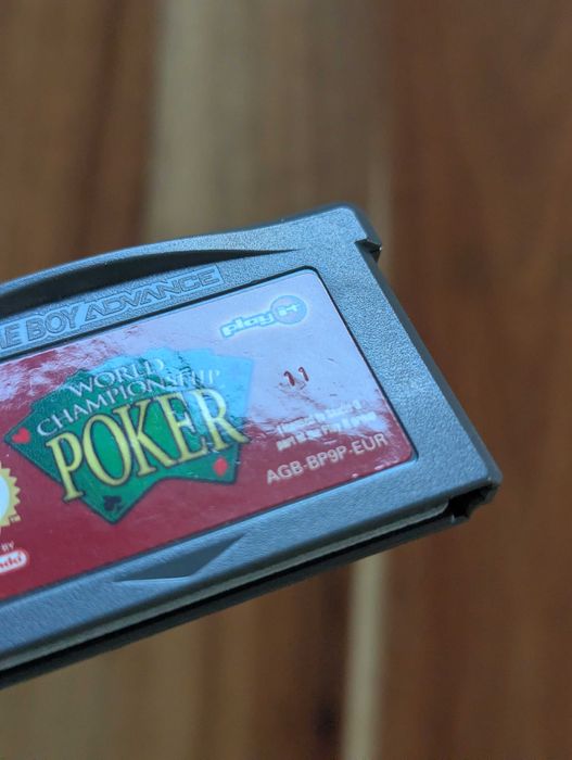 World Championship Poker Game Boy Advance GBA Oryginał Wersja Ang