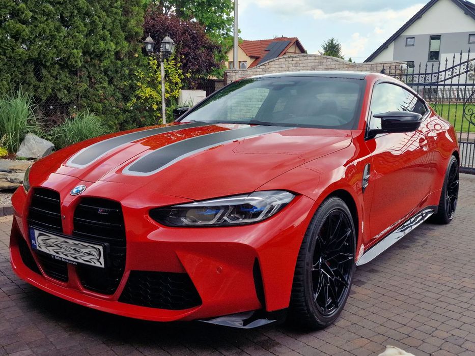 BMW M4 / Lava Orange / Competition / Polski Salon / Lasery / Carbon
