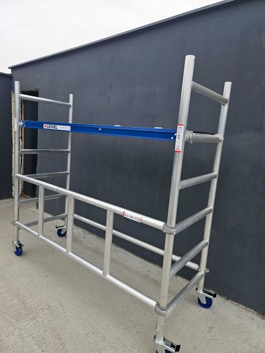 Rusztowanie przejezdne aluminiowe 290 | Kompaktowe, składane, mobilne