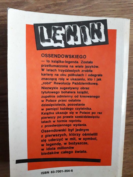"Lenin" Antoni  F. Ossendowski