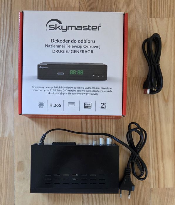 Dekoder DVBT Skymaster na Gwarancji