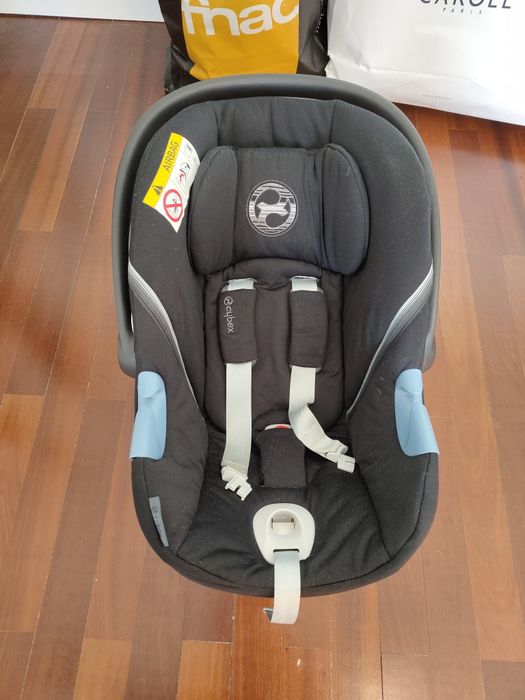 Ovo Cybex Aton M i-size preto em excelente estado