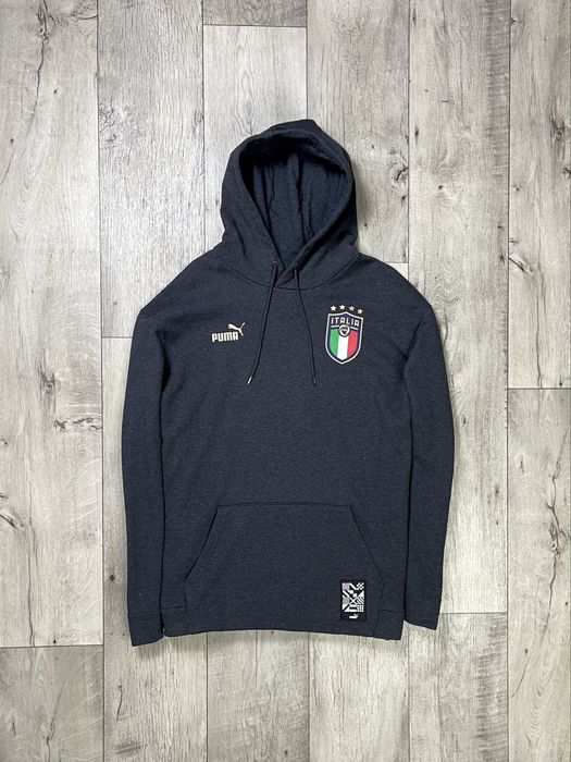 Puma Italia кофта балахон XL размер футбольная толстовка серая