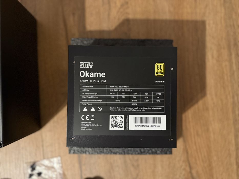 zasilacz SMX Okame 650W 80 Plus Gold