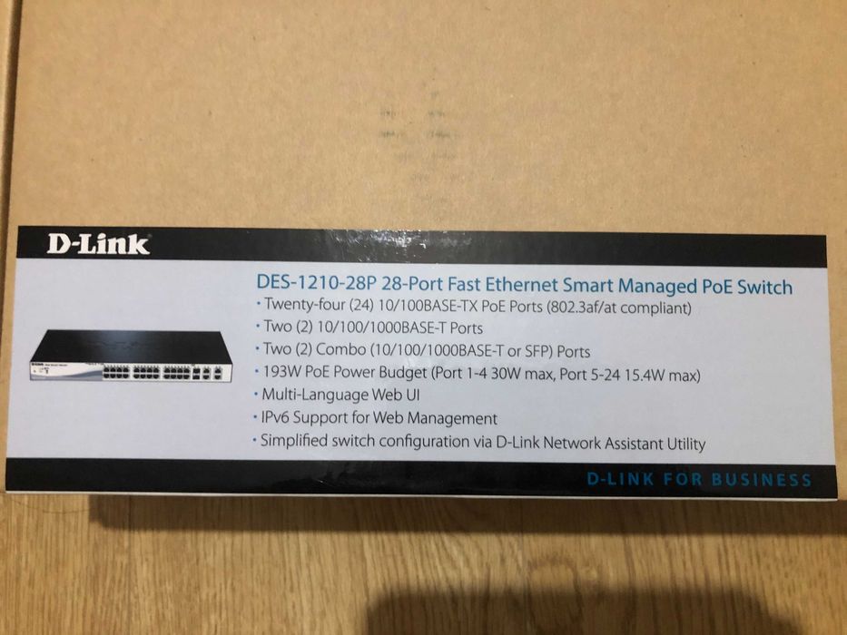 Коммутатор D-Link DES-1210-28P