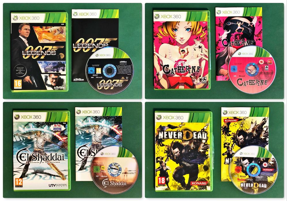 XBOX 360 [desde 4€] Alien Catherine Kinect Lego Ninja Shaddai Sports