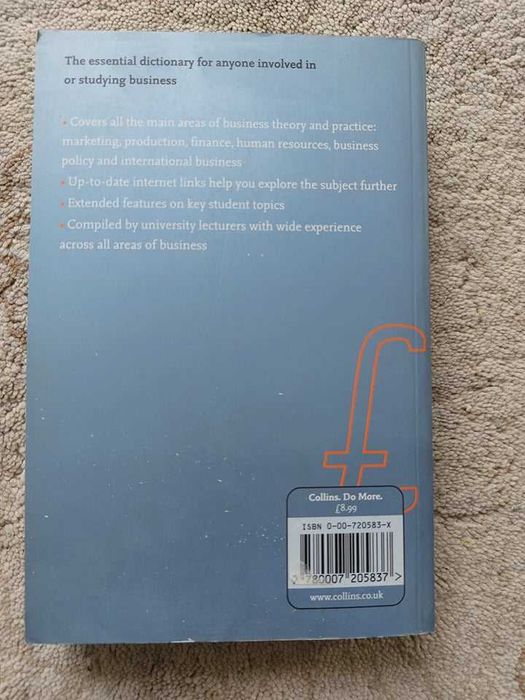 Collins internet-linked dictionary of Business