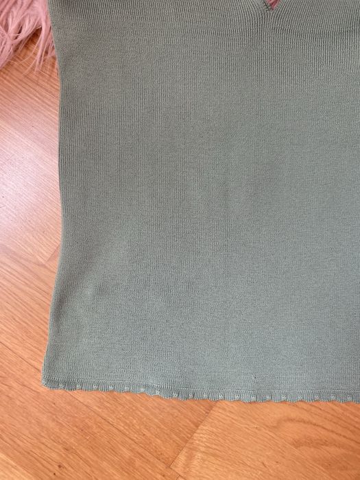 Майка трикотажна зелена