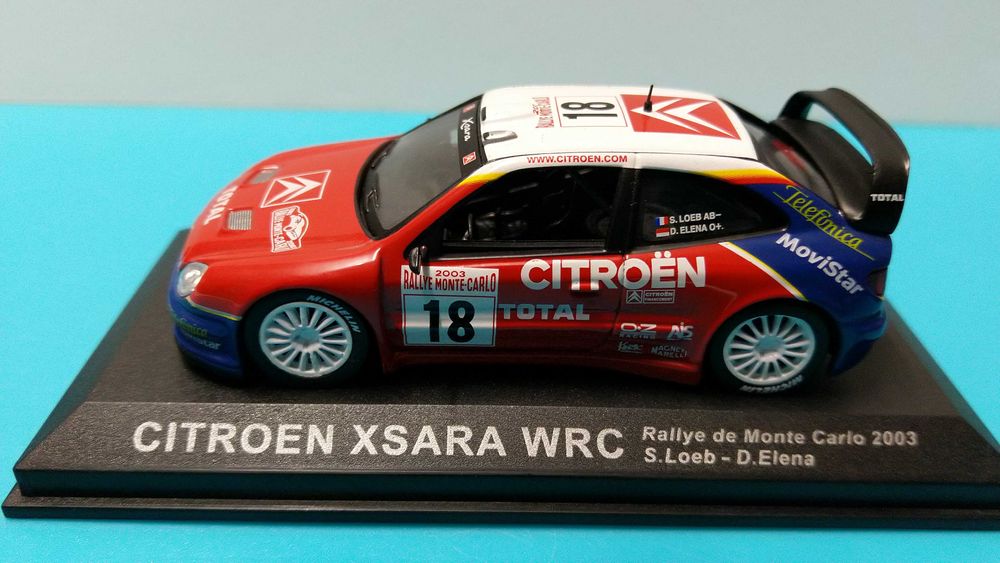Citroen Xsara WRC #18 : Winner Rally Monte Carlo 2003 - Altaya 1/43