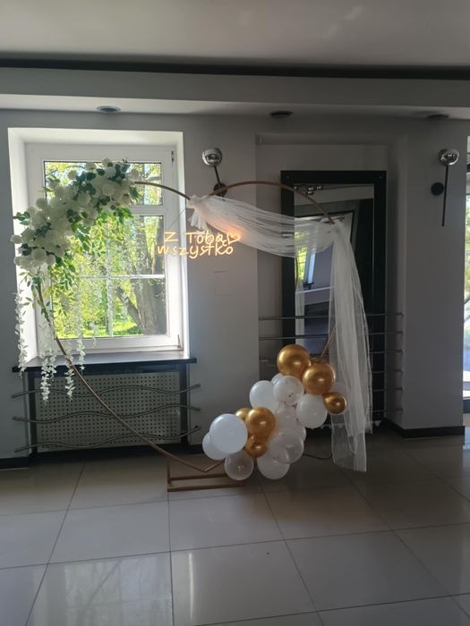 Stojak serce, dekoracja ścianka