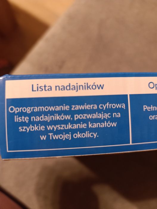 Nowy dekoder tuner telewizji naziemnej