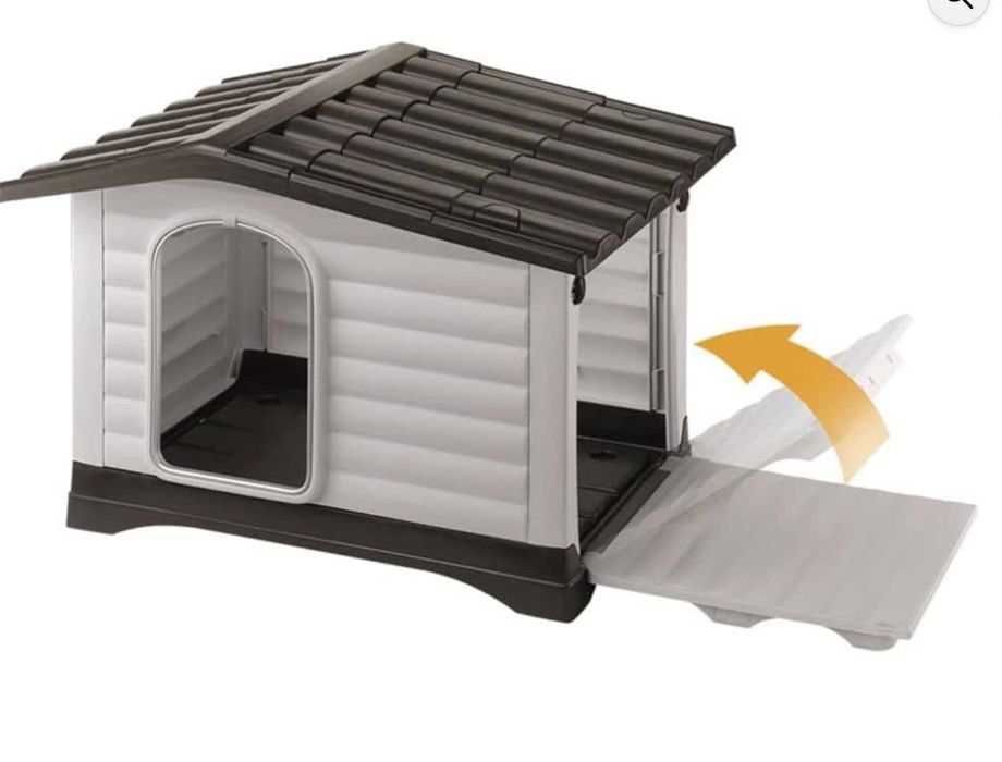 Casota cão DogVilla 90 - Casa animais 88x72x65 cm