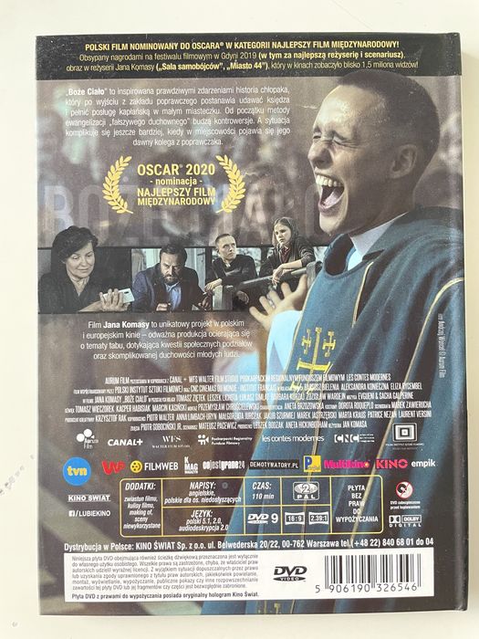 Film Boże Ciało płyta DVD