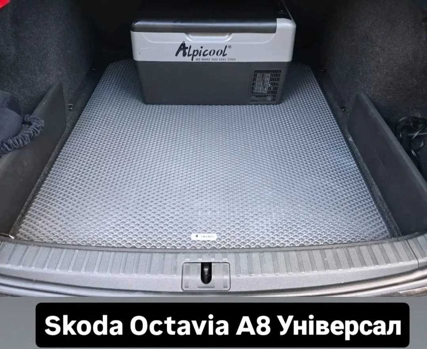 EVA ЕВА ЄВА Коврики в Авто Багажник + Підпятник або Шильдики в подарунок